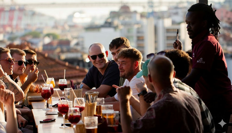 Rooftop 3-Course Meal in Lisbon – 2 Hours Unlimited Drinks - photo 1