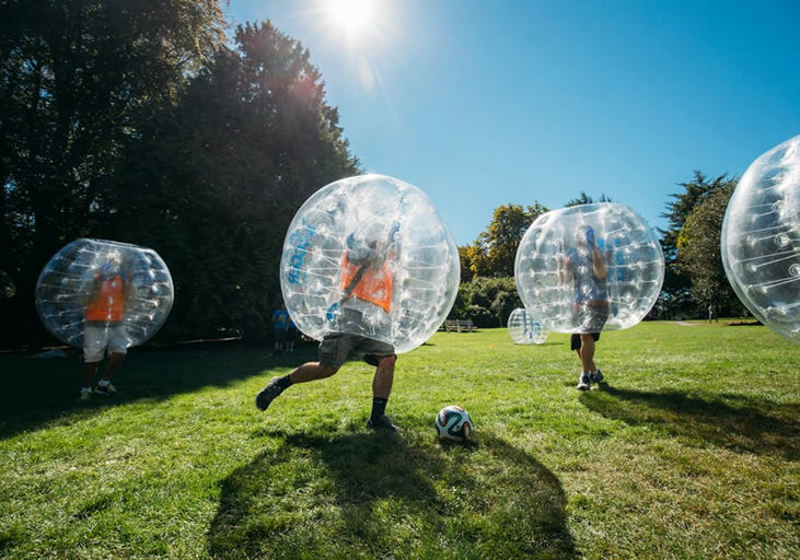 Lisbon Bubble Football Game