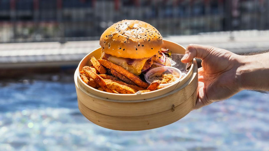 Lisbon Burger Lunch & Rooftop Pool Day Pass - photo 1